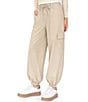 Stevie By Steve Madden Tie Waist Barrel Cargo Pants - Image 3