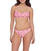 Stevie by Steve Madden Verry Cherry Scoop Bralette Swim Top & Verry Cherry Pull-On Hipster Swim Bottom - Image 2