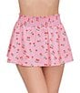 Stevie by Steve Madden Very Cherry Pull-On Swim Cover-Up Skirt - Image 1