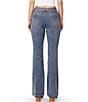 Steve Madden Stevie Jeans High Rise Self Belted Bootcut Western Jeans, Color:Medium Wash - Image 2