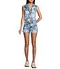 Stevie Jeans Floral Coordinating Denim Vest - Image 3