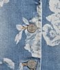 Stevie Jeans Floral Coordinating Denim Vest - Image 4