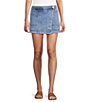 Stevie Jeans Wrapped Denim Skort - Image 1