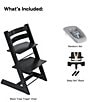 Stokke Stokke® Tripp Trapp® High Chair and Newborn Seat Attachment Bundle, Color:Black - Image 3