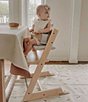 Stokke Stokke® Tripp Trapp® High Chair 2, Cushion, Tray, & Newborn Set Bundle, Color:Natural Nordic Grey Cushion Newborn Tray - Image 8