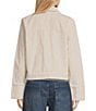 Stoosh Corduroy Collared Snap Front Flap Pocket Cropped Jacket, Color:Cloud Cream - Image 2