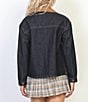 Stoosh Denim Chore Corduroy Collar Boxy Barn Jacket - Image 2