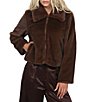 Stoosh Frosted Faux Mink Zip Front Jacket - Image 3