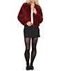Stoosh Frosted Faux Mink Zip Front Jacket - Image 6