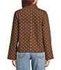 Stoosh Polka Dotted Long Sleeve Barn Jacket - Image 2