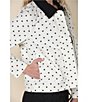 Stoosh Polka Dotted Long Sleeve Barn Jacket - Image 4
