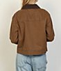 Stoosh Waxed Washed Long Sleeve Barn Jacket - Image 2