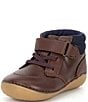 Color:Brown - Image 4 - Boys' Gannon Leather Soft Motion Boots (Infant)