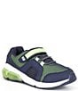 Color:Green Gecko - Image 1 - Boys' Lumi Bounce Made2Play Washable Light-Up Sneakers (Toddler)
