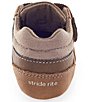 Color:Greige - Image 2 - Boys' Ryker Leather Bootie Crib Shoes (Infant)