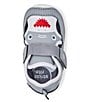 Color:Grey - Image 6 - Boys' Splash Shark Soft Motion Fisherman Sandals (Infant)