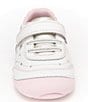 Color:White/Silver - Image 3 - Girls' Adalyn Leather Soft Motion Shoes (Infant)