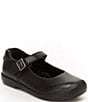 Color:Black - Image 1 - Girls' Ainsley SR Leather Mary Janes (Toddler)