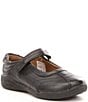 Color:Black - Image 1 - Girls' Claire Leather Mary Jane Flats (Youth)