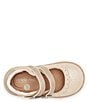 Color:Sand - Image 6 - Girls' Cordaline SRT Double Strap Leather Mary Janes (Infant)