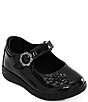 Color:Black - Image 1 - Girls' Holly SR Patent Leather Mary Janes (Infant)