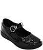 Color:Black - Image 1 - Girls' Holly SR Patent Leather Mary Janes (Youth)