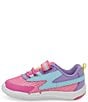 Color:Pink Multi - Image 4 - Girls' Ian SRT Sneakers (Toddler)