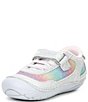 Color:White/Rainbow - Image 4 - Girls' Jazzy SM Sneakers (Infant)