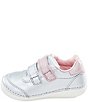 Color:Silver Multi - Image 4 - Girls' Kennedy Soft Motion Leather Sneakers (Infant)