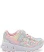 Color:Rainbow Multi - Image 2 - Girls' Light Up Floral Glimmer Sneakers (Infant)