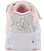Color:Rainbow Multi - Image 3 - Girls' Light Up Floral Glimmer Sneakers (Infant)