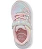 Color:Rainbow Multi - Image 6 - Girls' Light Up Floral Glimmer Sneakers (Infant)