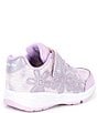Color:Lavender - Image 2 - Girls' Light Up Floral Glimmer Sneakers (Infant)