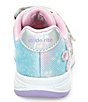 Color:Iridescent - Image 3 - Girls' Light Up Floral Glimmer Sneakers (Toddler)