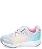 Color:Iridescent - Image 4 - Girls' Light Up Floral Glimmer Sneakers (Toddler)