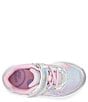 Color:Iridescent - Image 6 - Girls' Light Up Floral Glimmer Sneakers (Toddler)