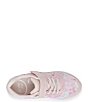 Color:Blush - Image 6 - Girls' Light Up Floral Glimmer Sneakers (Youth)