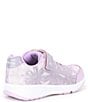 Color:Lavender - Image 2 - Girls' Light Up Floral Glimmer Sneakers (Youth)