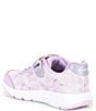 Color:Lavender - Image 3 - Girls' Light Up Floral Glimmer Sneakers (Youth)