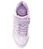 Color:Lavender - Image 5 - Girls' Light Up Floral Glimmer Sneakers (Youth)