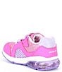 Color:Pink - Image 3 - Girls' Lumi Bounce Made2Play Washable Light-Up Sneakers (Infant)