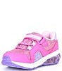Color:Pink - Image 4 - Girls' Lumi Bounce Made2Play Washable Light-Up Sneakers (Infant)