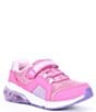 Color:Pink - Image 1 - Girls' Lumi Bounce Made2Play Washable Light-Up Sneakers (Toddler)