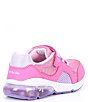 Color:Pink - Image 2 - Girls' Lumi Bounce Made2Play Washable Light-Up Sneakers (Toddler)
