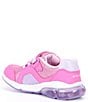 Color:Pink - Image 3 - Girls' Lumi Bounce Made2Play Washable Light-Up Sneakers (Toddler)