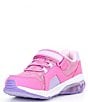 Color:Pink - Image 4 - Girls' Lumi Bounce Made2Play Washable Light-Up Sneakers (Toddler)