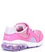 Color:Pink - Image 2 - Girls' Lumi Bounce Made2Play Washable Light-Up Sneakers (Youth)