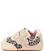 Color:Tan Leopard - Image 4 - Girls' Mason Crib Shoe Sneakers (Infant)