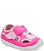 Color:Pink Flamingo - Image 1 - Girls' Splash Flamingo Soft Motion Water Shoes (Infant)