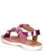 Color:Hot Pink - Image 3 - Girls' Whitney Bow Detail Sandals (Infant)